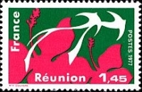Timbre de France la Reunion.