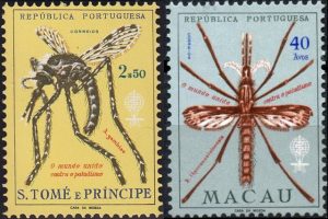 Timbres - Les anophèles et la transmission du paludisme.